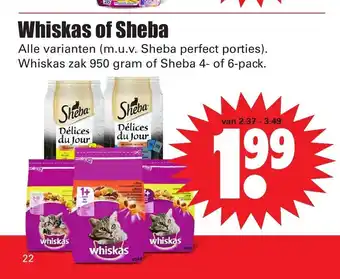 Dirk Whiskas of Shelba aanbieding