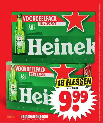 Dirk Heineken Pilsener 18-Flessen aanbieding