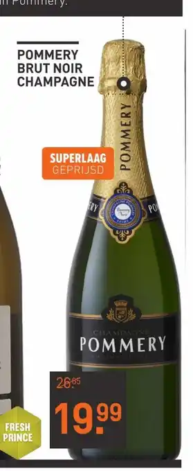 Gall & Gall Pommery Brut Noir Champagne aanbieding