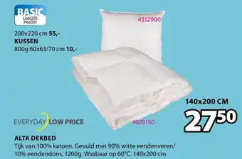 Jysk Alta dekbed aanbieding