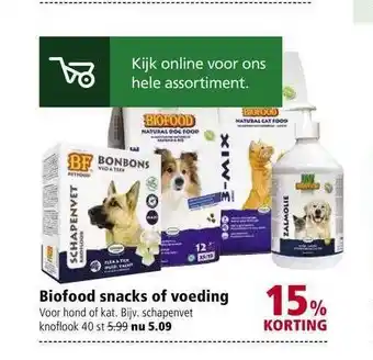 Welkoop Biofood snacks of voeding aanbieding