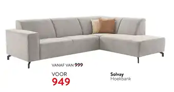 Profijt Meubel Solvay Hoekbank aanbieding
