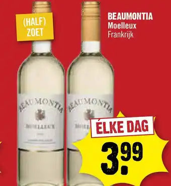 Dirck 3 BEAUMONTIA Moelleux aanbieding