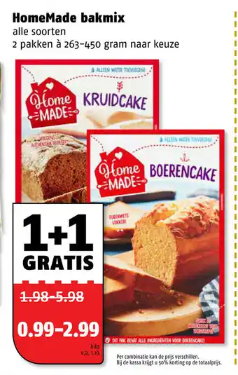 Poiesz HomeMade bakmix 263-450g aanbieding