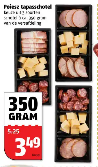 Poiesz Poiesz tapasschotel 350g aanbieding