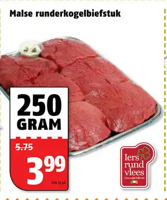 Poiesz Malse runderkogelbiefstuk 250g aanbieding