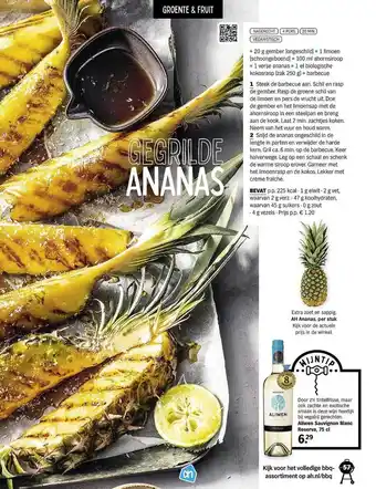 Albert Heijn AH ananas of aliwen sauvignon blanc reserva aanbieding