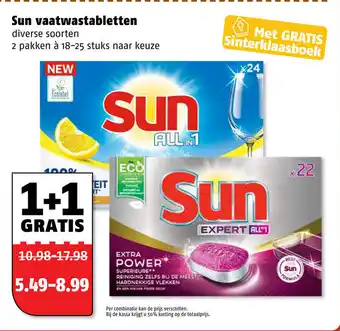 Poiesz Sun vaatwastabletten aanbieding