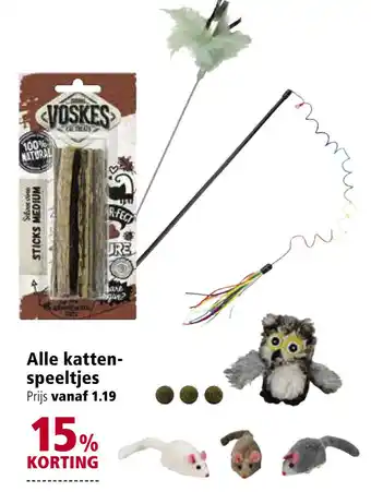 Welkoop Alle kattenspeeltjes aanbieding