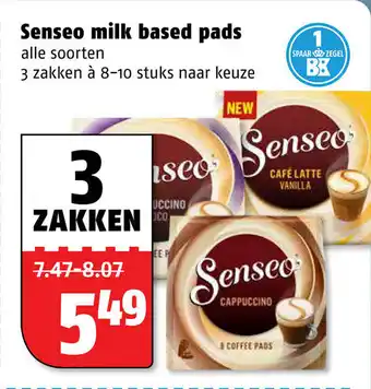 Poiesz Senseo milk based pads aanbieding