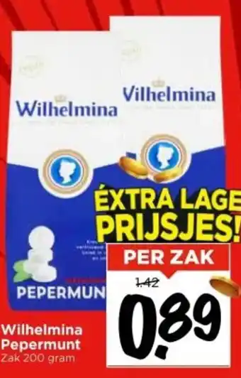 Vomar Voordeelmarkt Wilhelmina Pepermunt aanbieding