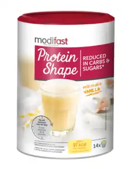De Online Drogist Modifast Protein Shape Milkshake Vanille aanbieding