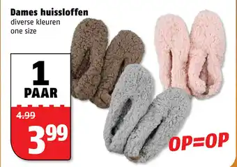 Poiesz Dames huissloffen aanbieding