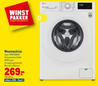 Makro Wasmachine aanbieding