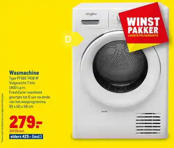 Makro Wasmachine aanbieding