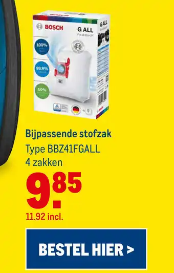 Makro Bijpassende stofzak aanbieding