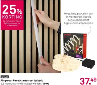Karwei Pimp your Panel startersset ledstrip aanbieding