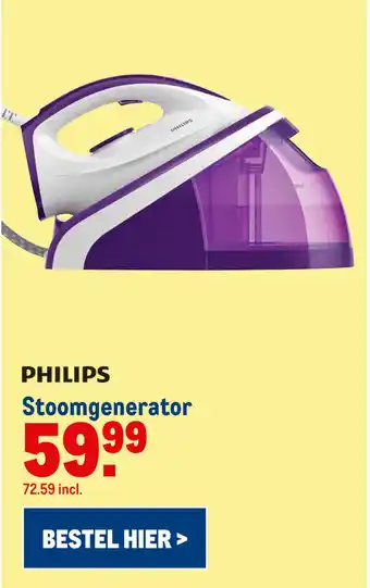 Makro Stoomgenerator aanbieding