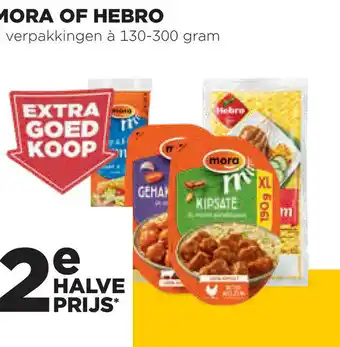 Jumbo Mora of Hebro sate 2*130-300g aanbieding