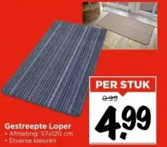 Vomar Voordeelmarkt Gestreepte loper aanbieding