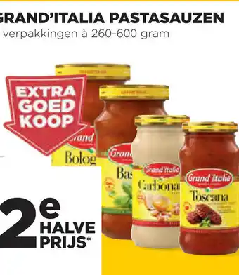 Jumbo Grand'Italia pastasaus 2*260-600g aanbieding