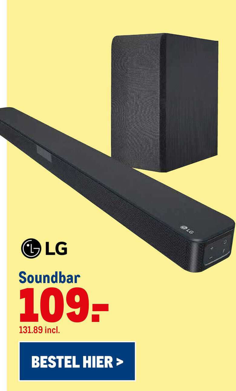 Soundbar aanbieding bij Makro