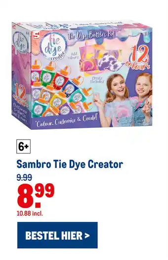 Makro Sambro Tie Dye Creator aanbieding