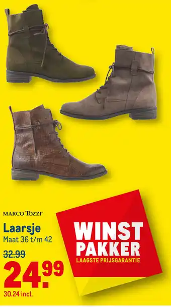 Makro Laarsje aanbieding