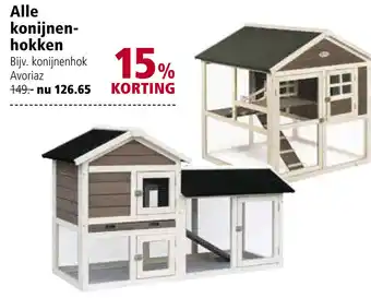 Welkoop Alle konijnen- hokken aanbieding