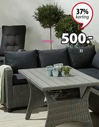 Jysk Ullehuse loungeset aanbieding