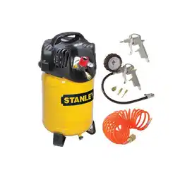 Praxis Stanley Compressor - 1100 W - 24 l - 10 Bar - 1.5 electric hp aanbieding