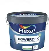 Praxis Flexa muurverf Powerdek Muren & Plafonds wit 10L aanbieding