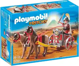 Bol.com PLAYMOBIL Romeinse strijdwagen met tribuun - 5391 aanbieding