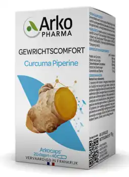 De Online Drogist Arkocaps Curcuma Piperine Capsules aanbieding