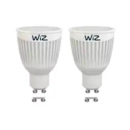 MediaMarkt WIZ Whites Smart Ledlamp Gu10 2-pack aanbieding
