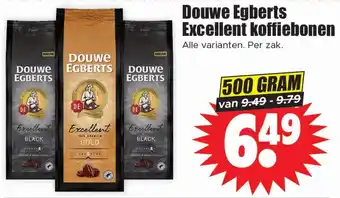 Dirk Douwe Egberts Excellent koffiebonen aanbieding