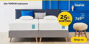 Beter Bed Alle TEMPUR matrassen aanbieding