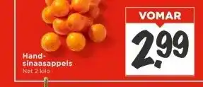 Vomar Voordeelmarkt Hand- sinaasappels aanbieding
