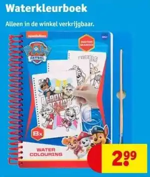 Kruidvat Waterkleurboek aanbieding