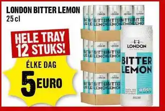 Dirck 3 London bitter lemon 25cl aanbieding