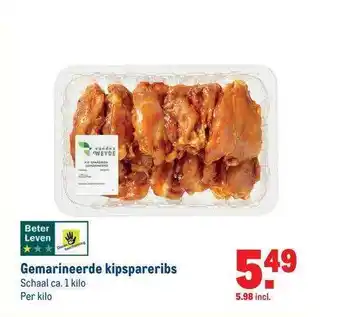 Makro Gemarineerde Kipspareribs aanbieding