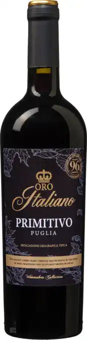 Wijnvoordeel Oro Italiano Primitivo Puglia (1 fles) aanbieding