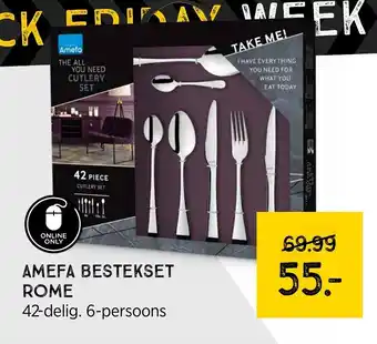 Xenos Amefa Bestekset Rome aanbieding