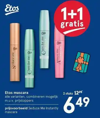 Etos Etos mascara aanbieding