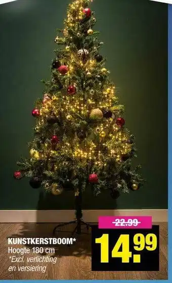 Big Bazar Kunstkerstboom aanbieding