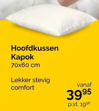 Beter Bed Hoofdkussen Kapok aanbieding