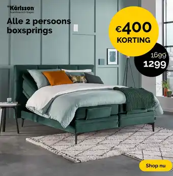 Beter Bed Alle 2 persoons boxsprings aanbieding