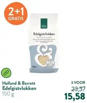 Holland & Barrett Edelgistvlokken aanbieding