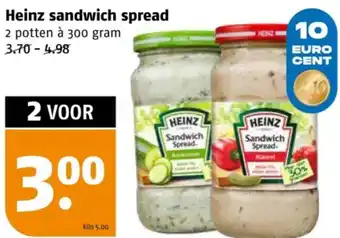 Poiesz Heinz sandwich spread aanbieding