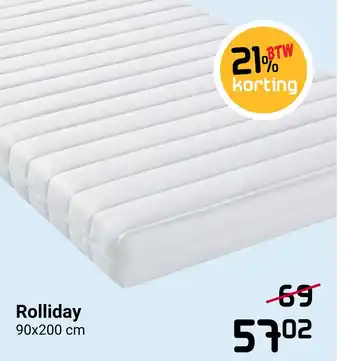 Beddenreus Rolliday aanbieding